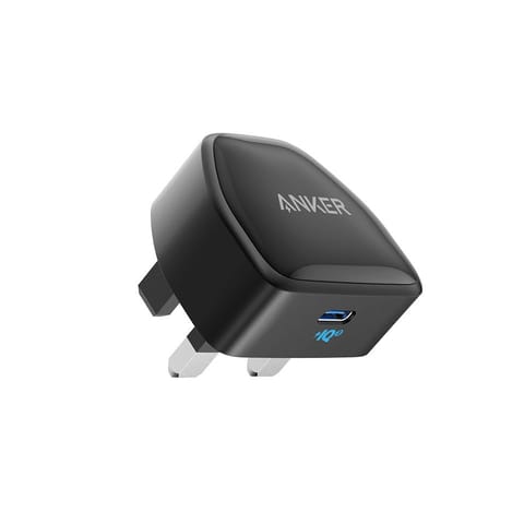 شاحن حائط أنكر  سريع USB-C بقوة 20 وات  - أسود