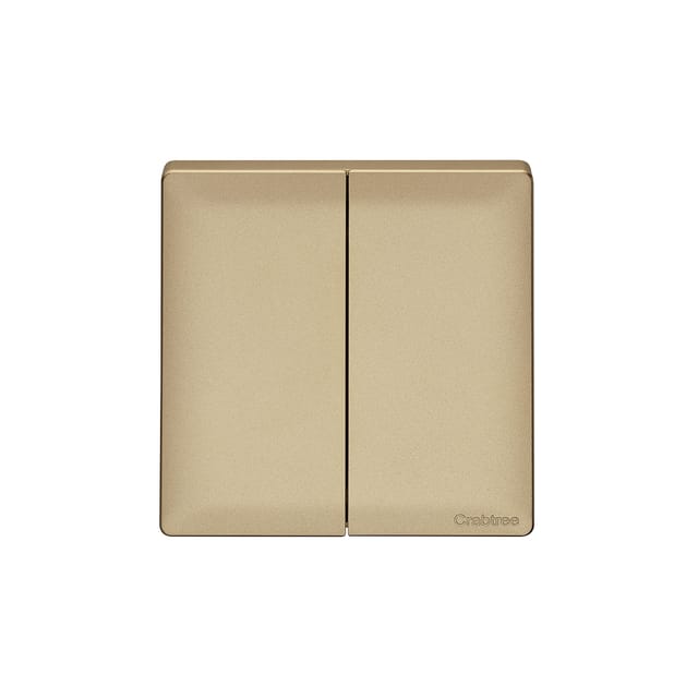 مفتاح إنارة امبير ثنائي ذهبي واي كرابتري إنوفو C872/GL